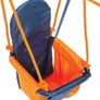 Folding Baby Swing Set | Age 6-36 Months | Outdoor Garden or Home Play Equipment Children | Adjustable Kids Playground | Toddler Toy Chair High Back, Blue/Orange Image 5