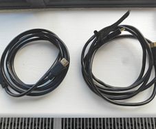 2 HDMI black cables with ethernet