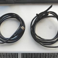 2 HDMI black cables with ethernet