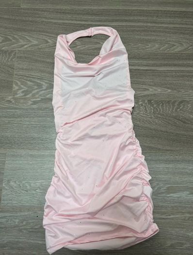 Baby Pink Shein Party Dress