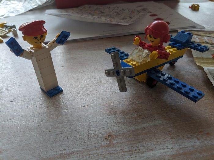 vintage Lego set 213 airplane ride 1977