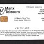 2001 Isle of Man UK5 2001 Calendar - Celtic Art (Siemens - S30 (Module 34)) Phone Card Image 2