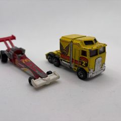 Vintage Hotwheels Thunder Roller and Dragster