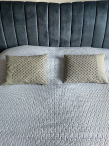Pair of matching grey Rocha John Rocha cushions