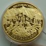 Kaiser Wilhelm II 24 Karat Gold plated Proof 1813 Monument to the Battle of the Nations Image 2