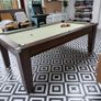 7 Foot Pool Diner Billiards Table Dark Walnut Finish Image 3