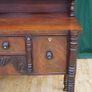 William IV Mahogany Wine Sideboard with Pedimented Gallery c.1830s Image 6