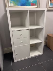 Ikea Kallax Shelving Unit 6 Shelves - Inserts Not Included