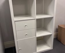 Ikea Kallax Shelving Unit 6 Shelves - Inserts Not Included