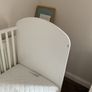 ikea cot bed white , one long drawer ideal for books Image 3
