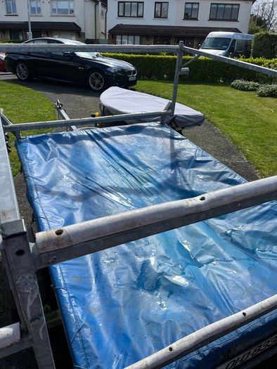 Mersea Double Rack Dinghy Trailer