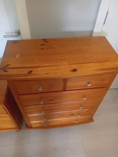 chest of drawers and locker