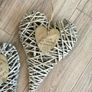 Hanging Wicker Hearts Set Image 3
