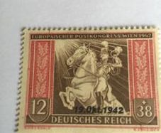 Genuine WW2 German stamp