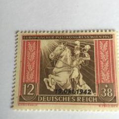 Genuine WW2 German stamp