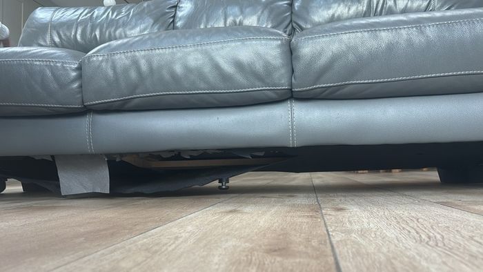 3-seater leather sofa