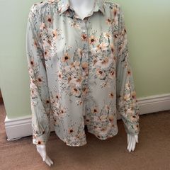 H&M flower blouse