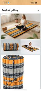 Kapok triangular cushion, backrest extra high and yoga,massage mat