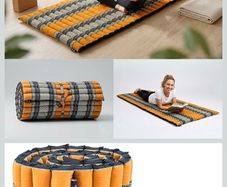 Kapok triangular cushion, backrest extra high and yoga,massage mat
