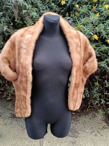 Beautiful 1950's S Jaffa Ltd Mink Cape