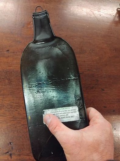Glass Bottle advertising Fromage