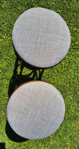 Pair of Vintage Thonet Style Bentwood Cafe Bar Stools Excellent Condition