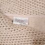 Faber Beige Oatmeal Cream Chunky Cowl Neck Knit Jumper with Buckle Detail 8-10UK/36-38EU Image 3