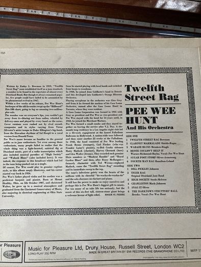 Pee Wee Hunt - 12 Street Rag