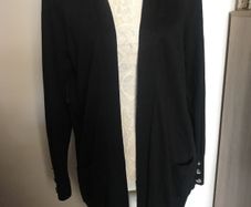 Cardigan black size 16 New with tags