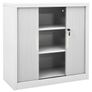 Sliding Door Cabinet Grey Image 5