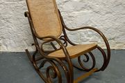 Vintage bentwood rocking chair.