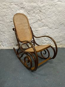 Vintage bentwood rocking chair.