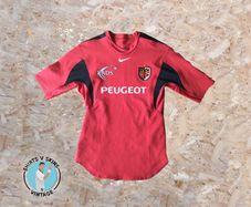 Player Spec Stade Toulouse Jersey 2004 - Excellent Condition - Tight Fit Test NikeFrance Rugby Shirt Toulousain