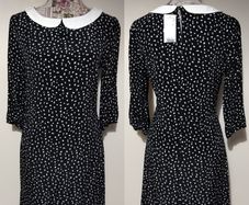 Black & White Polka Dot Dress, New With Tags