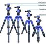 NEEWER Carbon Fiber Tripod for Photo Video Camera Image 3