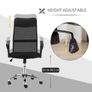 Office Chair Mesh Chair with Adjustable Height Black Image 4