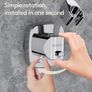 Shower Head Holder with Suction Cup | 10kg Load Capacity, Tool-Free Installation in Seconds | Removable and Rust-Resistant Shower Bracket with Storage Hook (Silver) Image 3