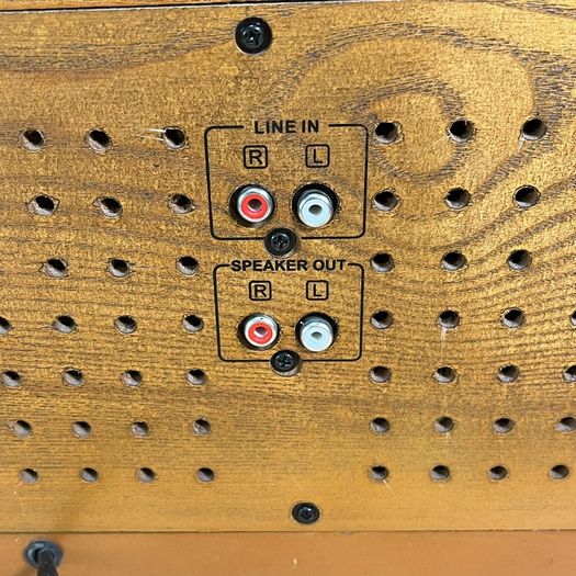 Neostar Deluxe Nostalgic Music Centre Wooden Box Vinyl Cd Cassette Radio