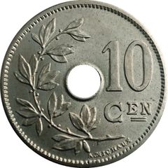 Belgium 10 Centimes, 1904