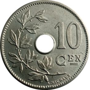 Belgium 10 Centimes, 1904