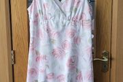 John Rocha pink &amp; white dress, Size 18