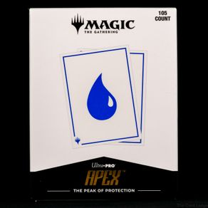 1x Pack of 105 Ultra Pro Apex Deck Protector Card Sleeves - Island MTG Magic the Gathering Pokemon