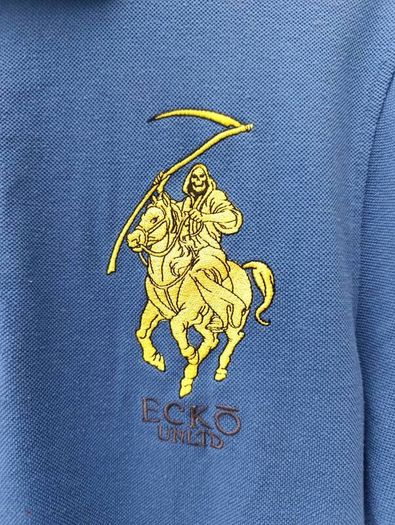 Vintage Y2K Ecko Unltd Long Sleeve Polo Shirt Mens Medium M