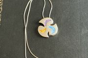silver necklace