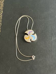 silver necklace