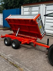 Tractor & New 3-way Tipping Trailer