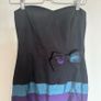 Topsi Strapless Black Dress UK10 Image 3