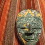 Indonesian Vintage Masks on light wood Image 3