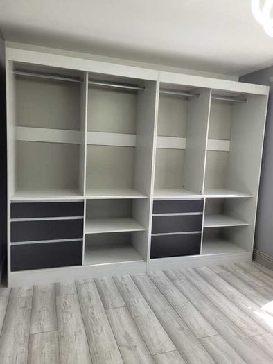 Wardrobe HAITI 140cm Grey