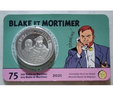 Belgium 5 Euro Brilliant Uncirculated Coin 2021 - 75 years Blake and Mortimer - Belgian Coin-card Catalogue